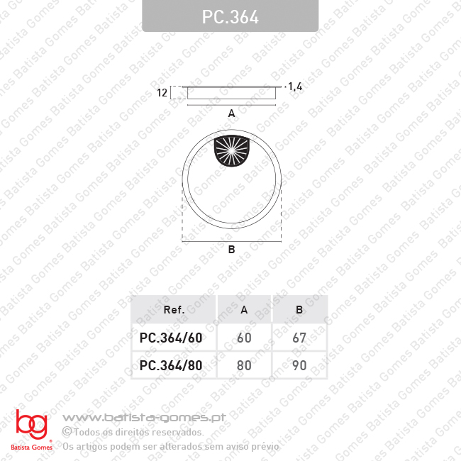  Passa cabos com tampa para mesas